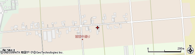 山形県東根市神町営団中通り61周辺の地図