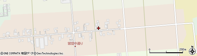 山形県東根市神町営団中通り周辺の地図