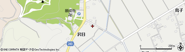 宮城県東松島市矢本（沢目）周辺の地図