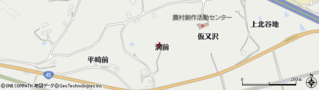 宮城県東松島市上下堤洞前周辺の地図