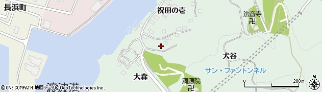 宮城県石巻市渡波祝田の壱49周辺の地図