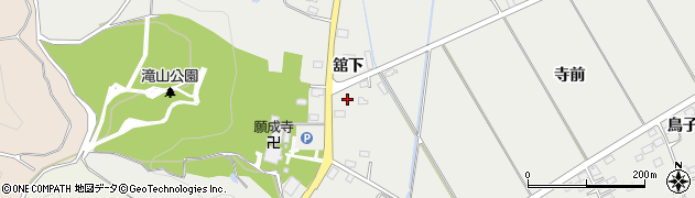 宮城県東松島市矢本（舘下）周辺の地図