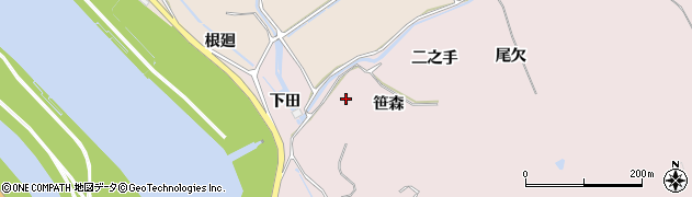 宮城県東松島市小野（笹森）周辺の地図