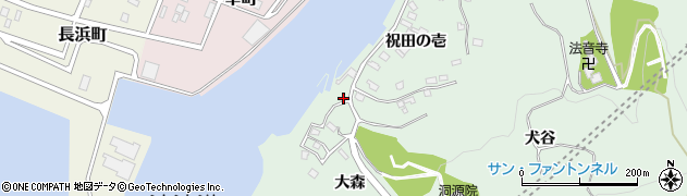 宮城県石巻市渡波祝田の壱15周辺の地図