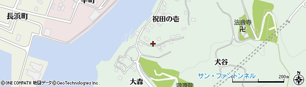 宮城県石巻市渡波祝田の壱18周辺の地図