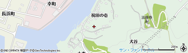 宮城県石巻市渡波祝田の壱45周辺の地図