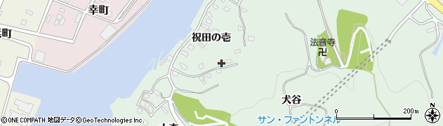 宮城県石巻市渡波祝田の壱55周辺の地図