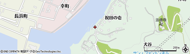 宮城県石巻市渡波祝田の壱14周辺の地図