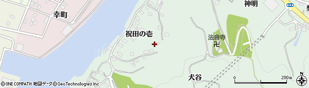 宮城県石巻市渡波祝田の壱39周辺の地図