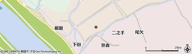 宮城県東松島市根古下周辺の地図