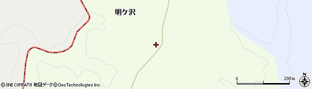 宮城県大郷町（黒川郡）土橋（明ケ沢）周辺の地図