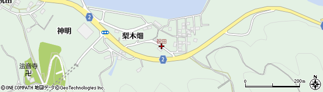 祝田周辺の地図