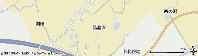 宮城県東松島市川下（品金沢）周辺の地図