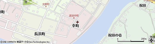 宮城県石巻市幸町周辺の地図