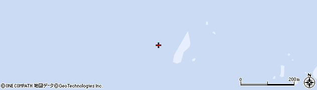 鳥島周辺の地図