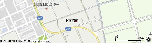 宮城県東松島市矢本下立沼前周辺の地図