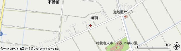 宮城県東松島市矢本（滝前）周辺の地図