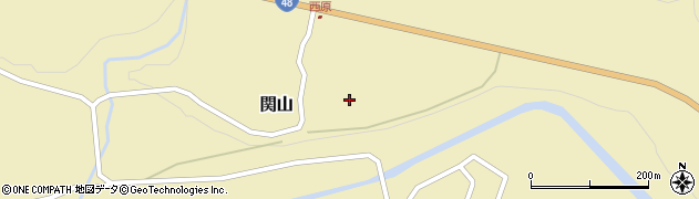 山形県東根市関山周辺の地図