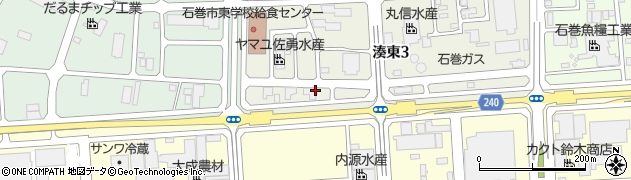 宮城県石巻市湊（須賀松）周辺の地図