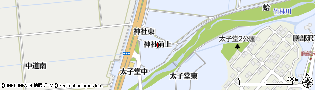 宮城県富谷市三ノ関（神社前上）周辺の地図