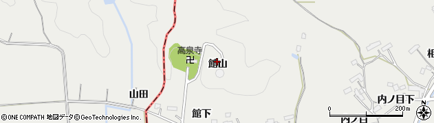 宮城県富谷市二ノ関館山周辺の地図