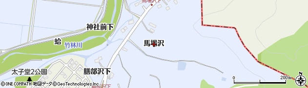 宮城県富谷市三ノ関（馬場沢）周辺の地図