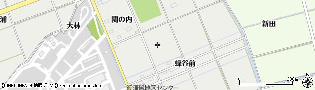 宮城県東松島市矢本蜂谷前周辺の地図