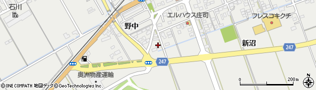 宮城県東松島市矢本（中田）周辺の地図