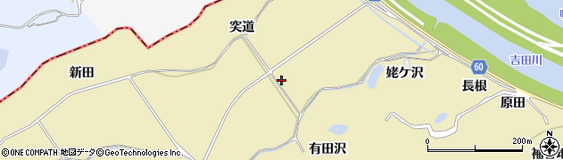 宮城県東松島市川下（長根）周辺の地図