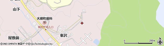 宮城県大郷町（黒川郡）中村（東沢）周辺の地図