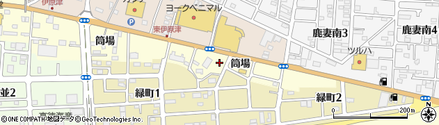 宮城県石巻市湊筒場周辺の地図