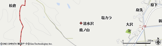 宮城県富谷市二ノ関（清水沢）周辺の地図