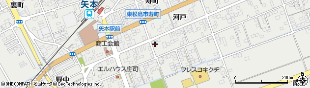 七十七銀行矢本支店 ＡＴＭ周辺の地図