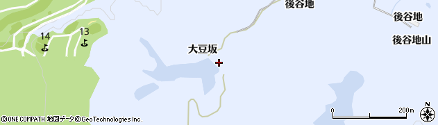 宮城県大郷町（黒川郡）味明（大豆坂）周辺の地図