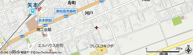 宮城県東松島市矢本上新沼6周辺の地図