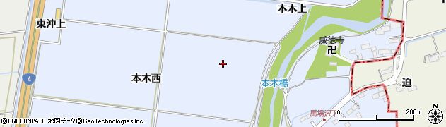 宮城県富谷市三ノ関（本木西）周辺の地図