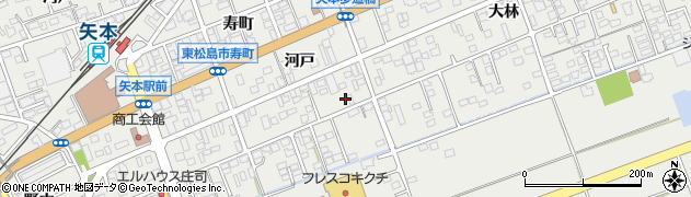 宮城県東松島市矢本上新沼3周辺の地図