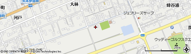 宮城県東松島市矢本（南浦）周辺の地図