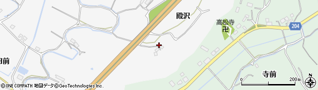 宮城県東松島市新田殿沢周辺の地図