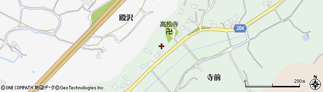 宮城県東松島市高松（新寺前）周辺の地図