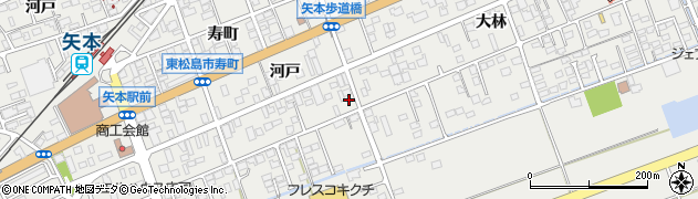 宮城県東松島市矢本上新沼1周辺の地図