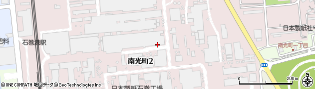 宮城県石巻市南光町周辺の地図