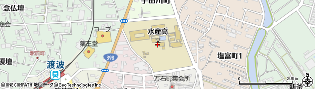 宮城県石巻市宇田川町周辺の地図