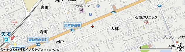 宮城県東松島市矢本北浦28周辺の地図