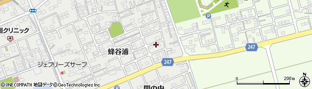 宮城県東松島市矢本蜂谷浦182周辺の地図