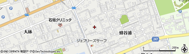宮城県東松島市矢本蜂谷浦5周辺の地図