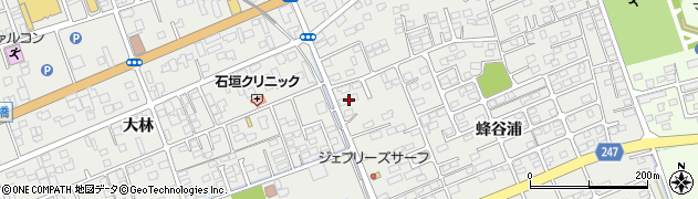 宮城県東松島市矢本蜂谷浦4周辺の地図