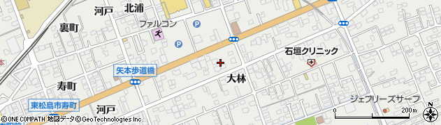 宮城県東松島市矢本北浦21周辺の地図