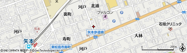 宮城県東松島市矢本北浦37周辺の地図