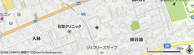 宮城県東松島市矢本蜂谷浦3周辺の地図